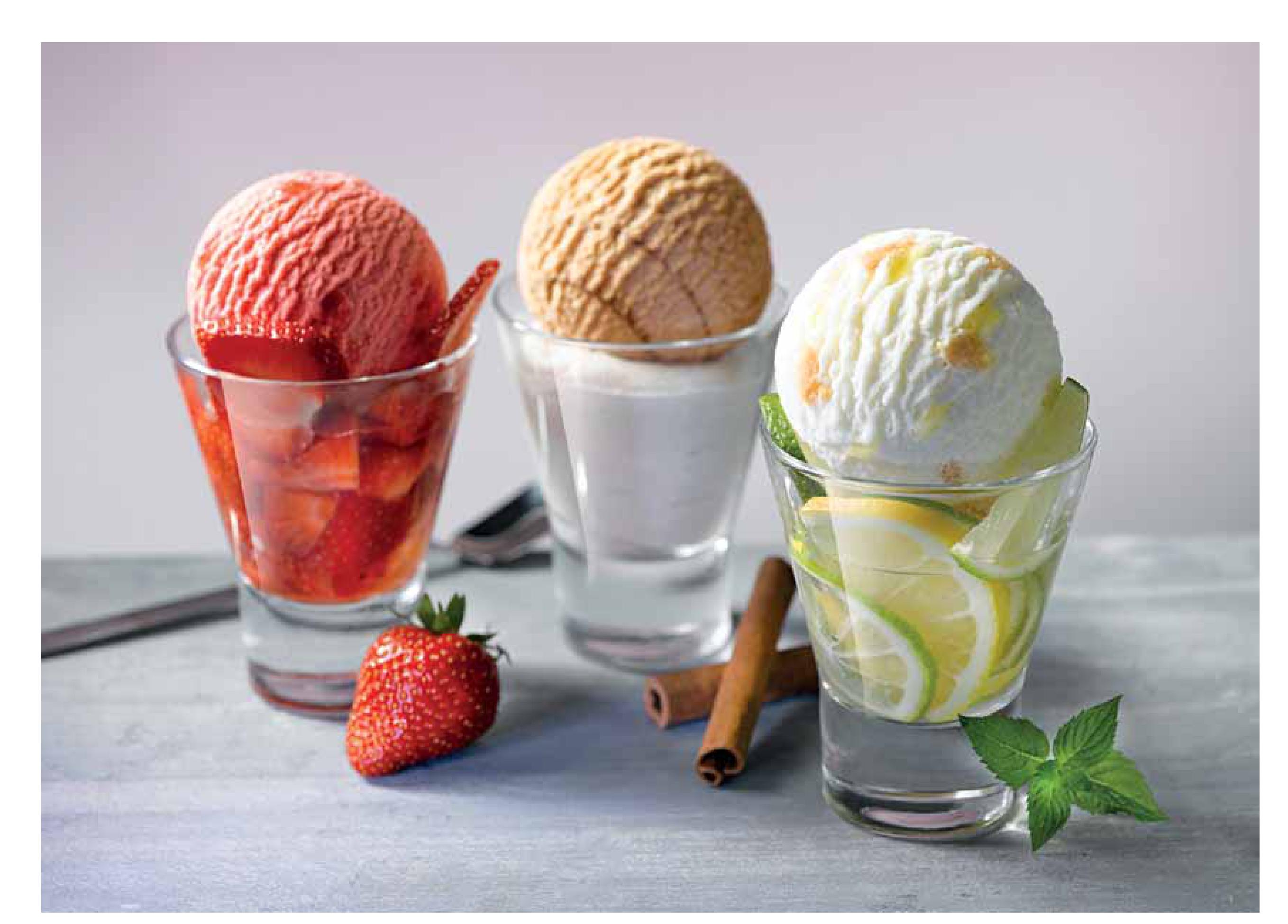 Feine Glace im Cafe Rondo